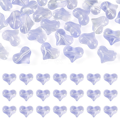 30Pcs Transparent Glass Beads GLAA-TADJ0001-02D-1