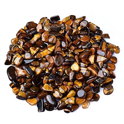 Natural Tiger Eye Tumbled Chips PW-WGA7DCE-39-1
