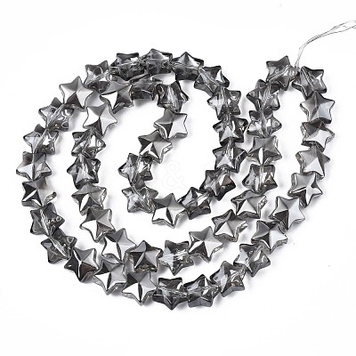 Electroplate Glass Beads Strand EGLA-S188-18-A01-1