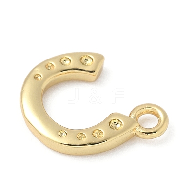 U-Shaped Brass Pendants KK-Q091-06G-1