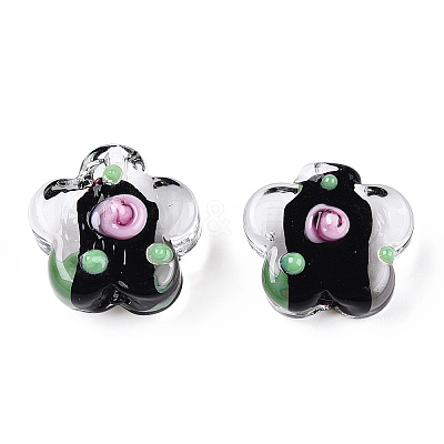 Handmade Bumpy Lampwork Beads LAMP-N024-04A-1
