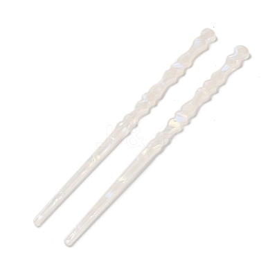 Opaque Acrylic Hair Sticks OHAR-C011-02C-1