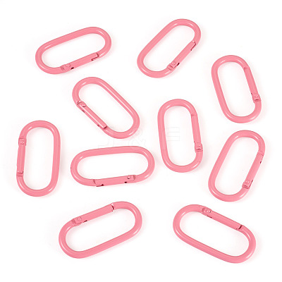 10Pcs Alloy Spring Gate Rings FIND-TA0009-25L-1