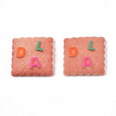 Opaque Epoxy Resin Cabochons CRES-S358-61-1