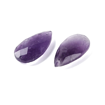 Natural Amethyst Pendants G-C140-05E-1