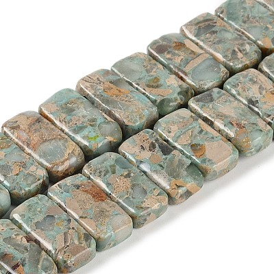 Assembled Natural Shoushan Stone/Larderite Beads Strands G-L604-F02-01-1