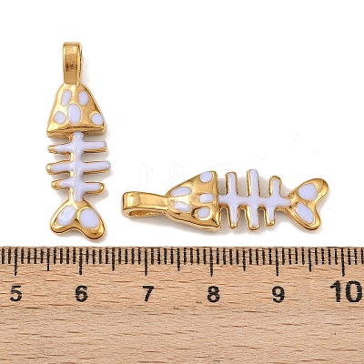 304 Stainless Steel Enamel Pendants STAS-C150-01D-01-1