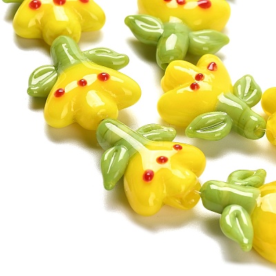Handmade Lampwork Beads Strands LAMP-A005-03A-1