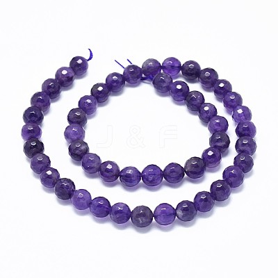 Natural Amethyst Beads Strands G-F632-23-02-1