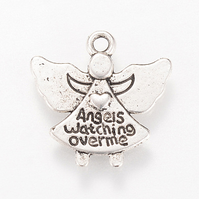 Tibetan Style Alloy Pendants X-TIBEP-Q063-92AS-RS-1