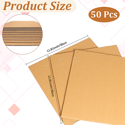 50Pcs Corrugated Paper Sheet Pads TOOL-CN0001-20-1