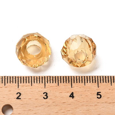 Transparent Resin European Beads RESI-B020-05H-1