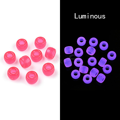 Transparent & Luminous Plastic Beads KY-T025-01-H05-1