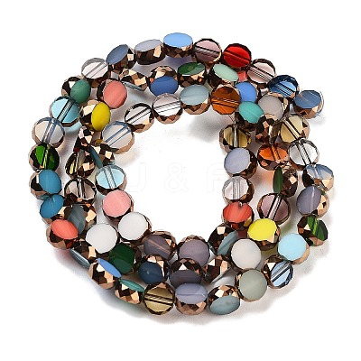 Glass Beads Strands X-GLAA-H032-04A-1