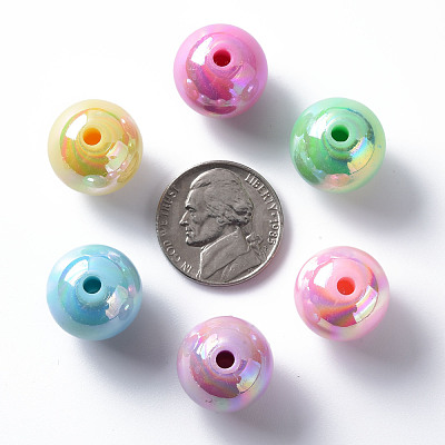 Opaque Acrylic Beads MACR-S370-D16mm-M1-1
