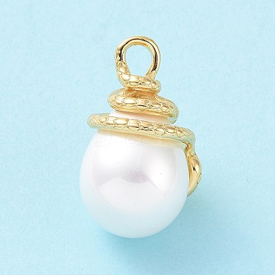Shell Pearl Pendants X-KK-C004-09G-1