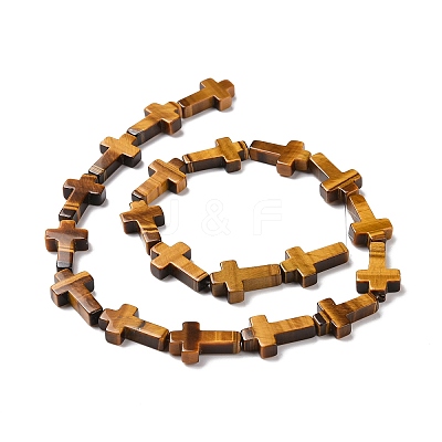 Natural Tiger Eye Beads Strands G-I337-01B-1