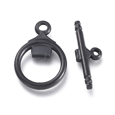 304 Stainless Steel Toggle Clasps Ion Plating(IP) STAS-M278-02B-1