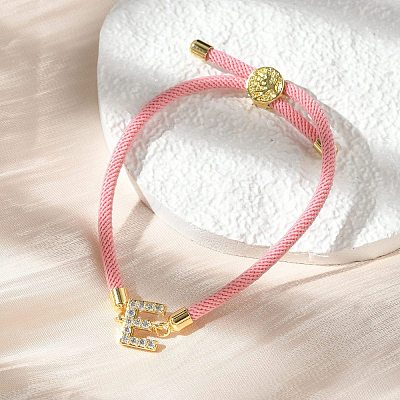Adjustable Nylon Cord Bracelets BJEW-C096-01G-05-1