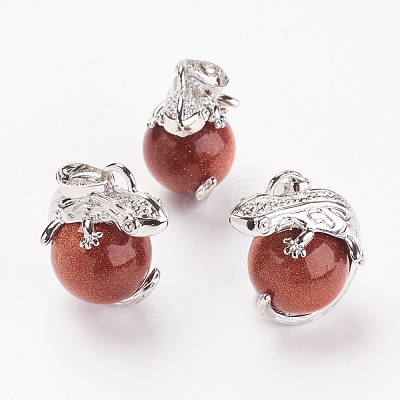 Synthetic Goldstone Pendants G-G713-I12-1
