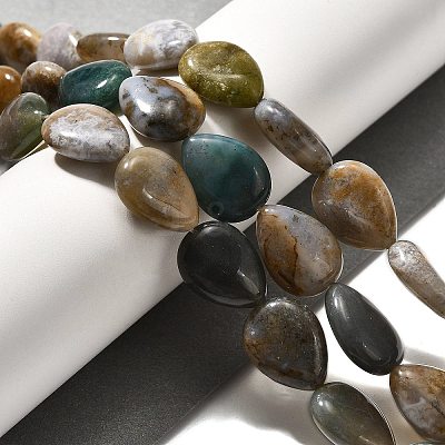 Natural Indian Agate Beads Strands G-P561-B12-01-1