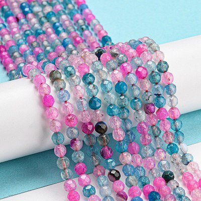 Natural Agate Beads Strands G-Q1000-01H-1