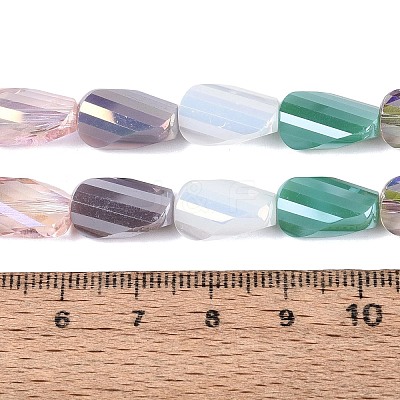 Electroplate Mixed Styles Glass Beads Strands EGLA-N022-10B-A02-1