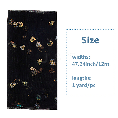 Polyester Gauze Fabric AJEW-WH0314-636D-1
