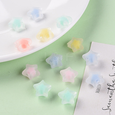 Transparent Acrylic Beads TACR-S152-02C-1