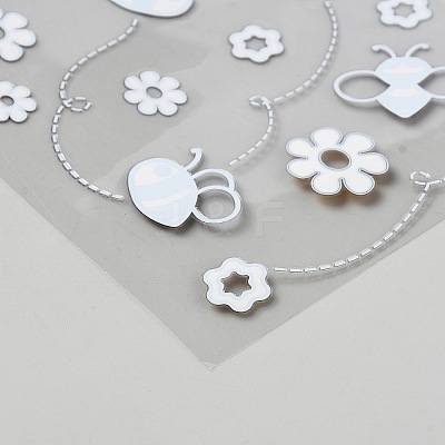 UV Plastic Cup Wrap Transfer Stickers for Glass DIY-WH20001-A13-1
