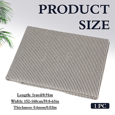 1Yard Stripe Pattern Polycotton Fabric DIY-MA0007-31C-1