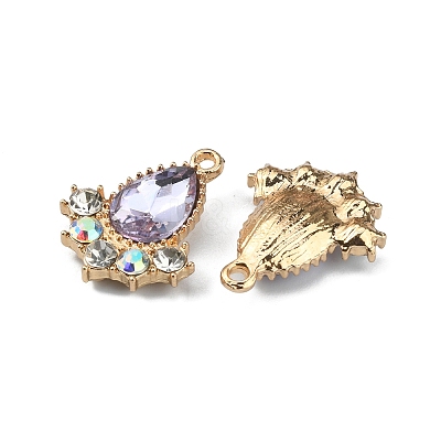Glass Rhinestone Pendants FIND-TAC0017-07LG-04-1