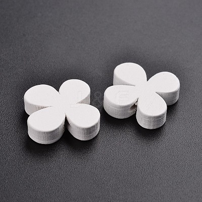 Natural Wooden Flower Beads NNA0Z64-1