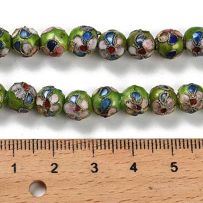 Handmade Cloisonne Beads CLB-O001-M10-03-1