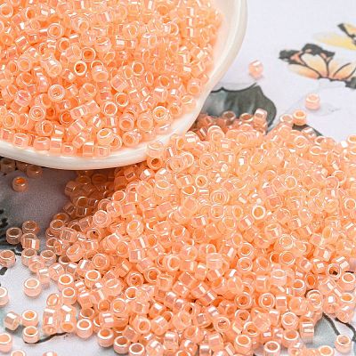 Electroplate Transparent Glass Seed Beads SEED-S042-16A-05-1