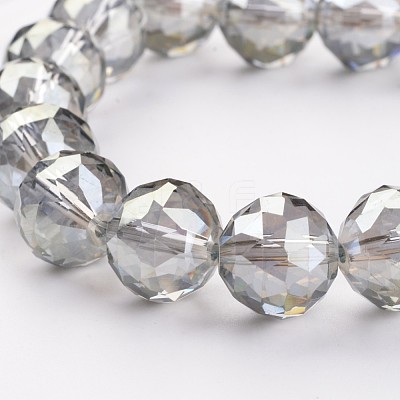Electroplate Glass Bead Strands EGLA-J140-FR04-14mm-1