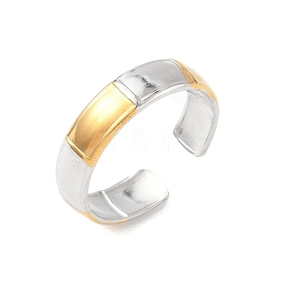 304 Stainless Steel Cuff Rings LS-RJEW-S626-06GP-B-1