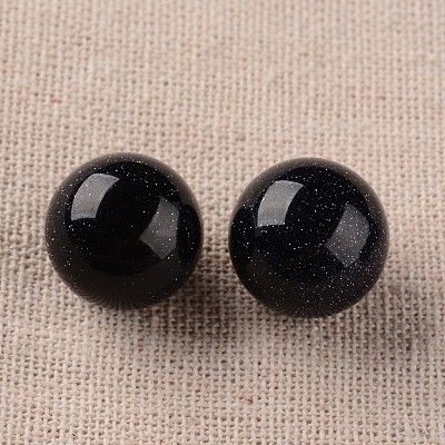Synthetic Blue Goldstone Beads G-I174-16mm-08-1