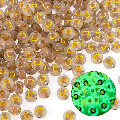 50G Luminous Transparent Acrylic Beads OACR-TAD0001-01C-1