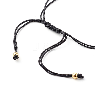 Adjustable Nylon Thread Braided Bead Bracelets BJEW-JB06262-03-1