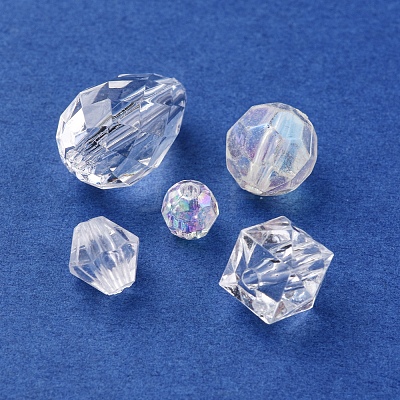Transparent Acrylic Beads TACR-FS0001-42-1