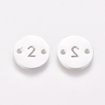 Tarnish Resistant Numbers 304 Stainless Steel Links STAS-M274-035P-2-1