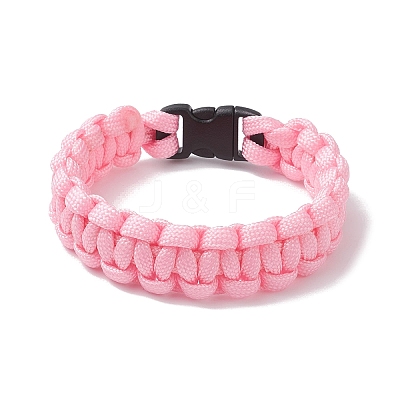 7 Inner Cores Polyester & Spandex Cord Braided Bracelets for Men Women BJEW-JB12509-03-1