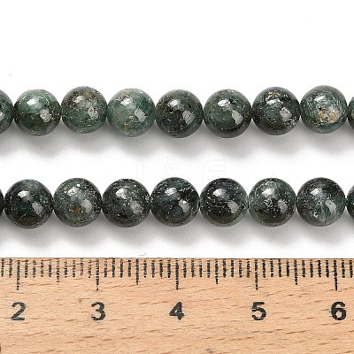 Natural Green Kyanite Beads Strands G-H335-B02-6mm-AB-1