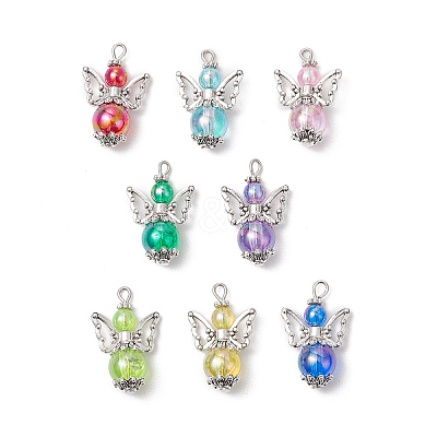 Transparent Acrylic Pendants PALLOY-JF03574-02-1