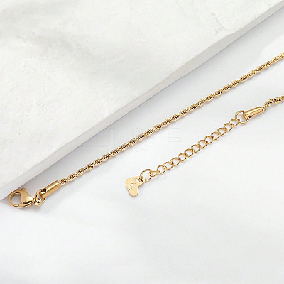 Beach Stainless Steel Rope Chain Anklets for Women SS7135-1-1