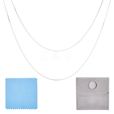 925 Sterling Silver Box Chains STER-TA0001-26-1