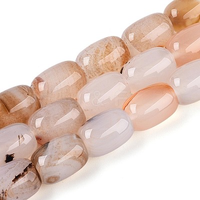 Natural Red Agate Beads Strands G-T144-44F-1