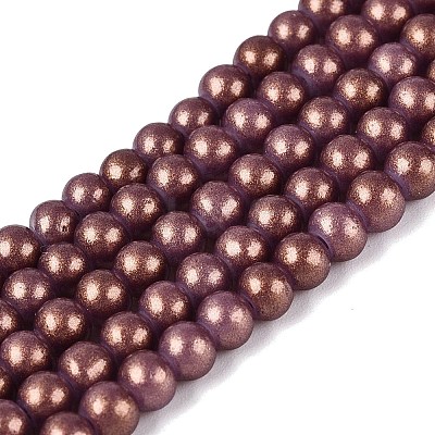 Baking Paint Glass Pearl Beads Strands LS-DGLA-ZX001-05B-18-1