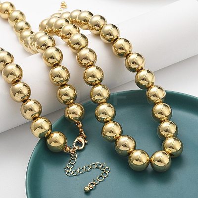 2Pcs 2 Styles Alloy Heart Pendant Necklaces Set NJEW-P319-02G-1